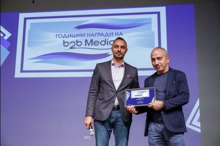 Клет България с награда за успешно развитие на бизнес организация 